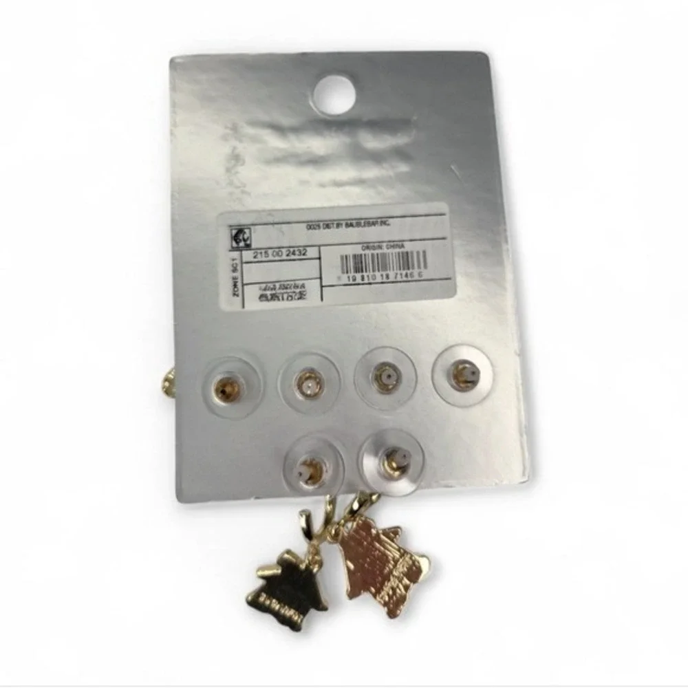 Baublebar Sugarfix Halloween Witch Boots Boo Sign Haunted House Earrings Set‎